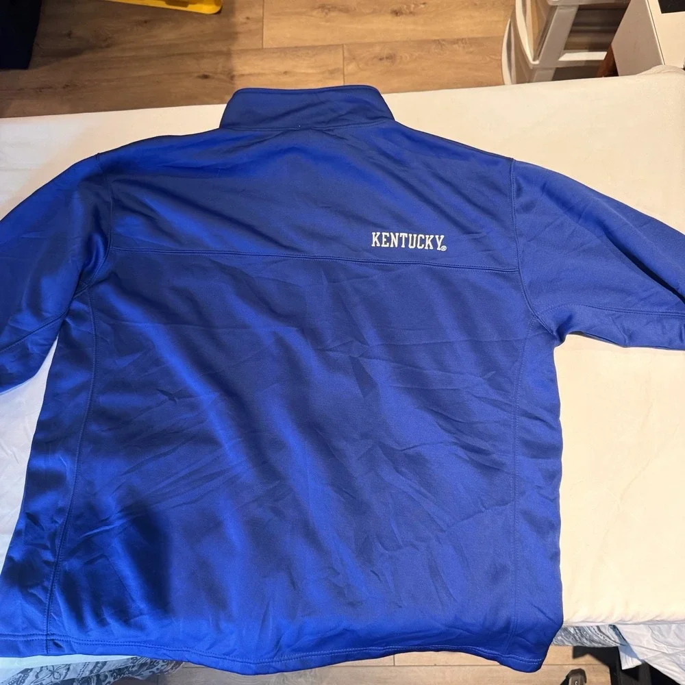 Kentucky Wildcats Champion Brand Jacket Blue Full Zip Men's Vintage‎ Size XL